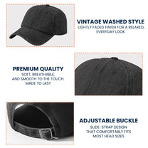 Man Of God - Personalized Distressed Denim Cap