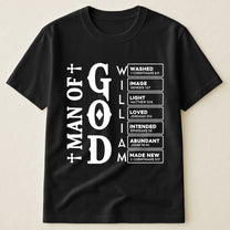 Man Of God - Personalized Shirt