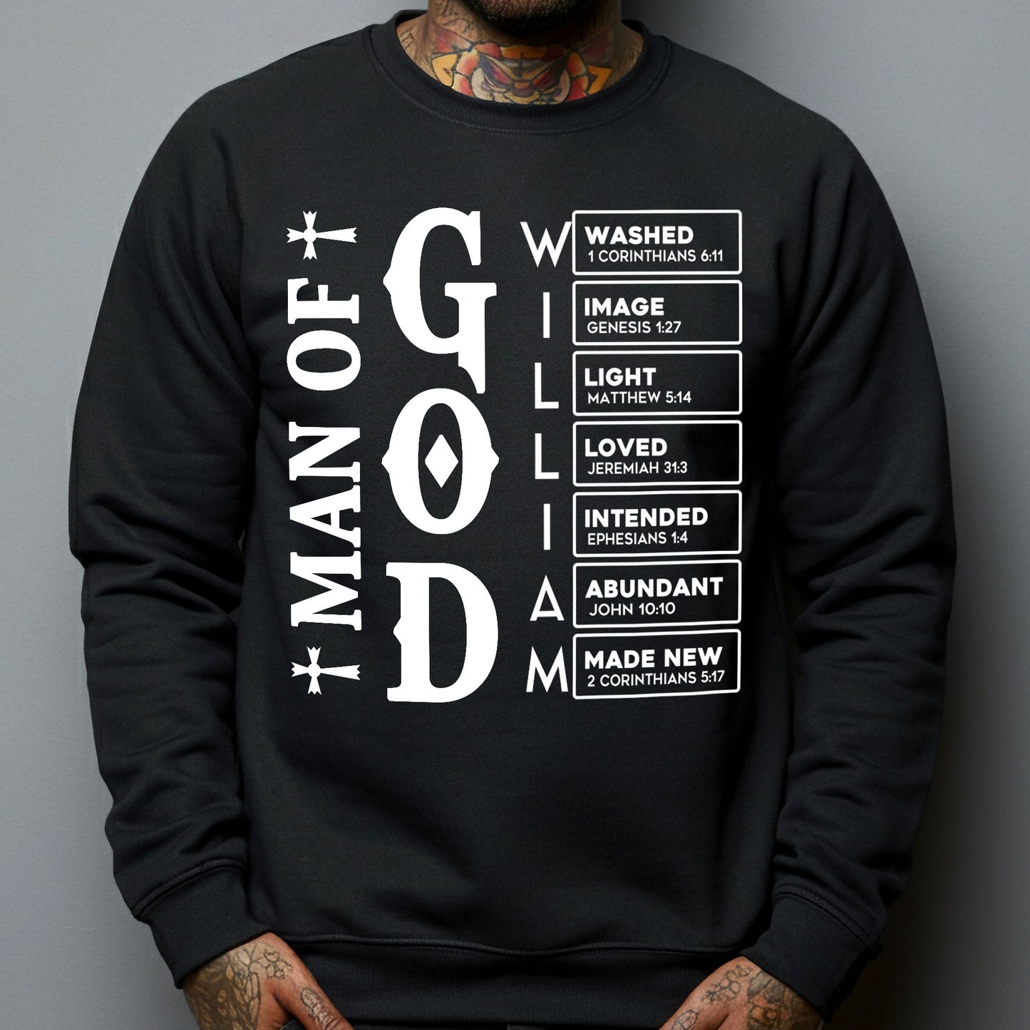 Man Of God - Personalized Shirt