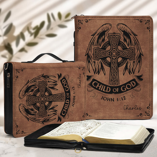 Man Of God Religious Gift For Him - Personalized Bible Cover