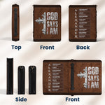Man Of God Religious Gift For Him - Personalized Bible Cover
