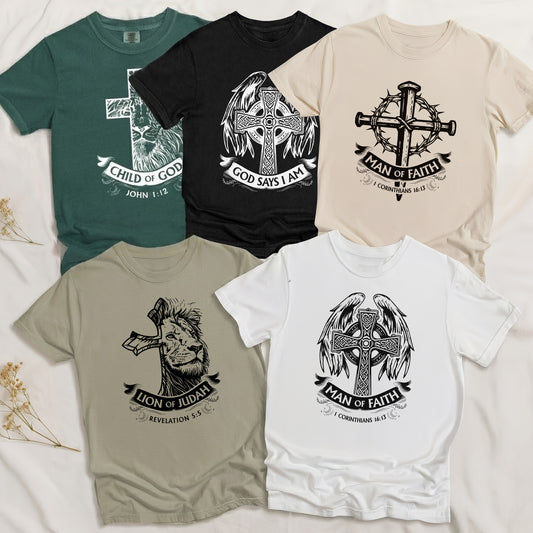 Man Of God Religious Gift For Him - Personalized Comfort Tee