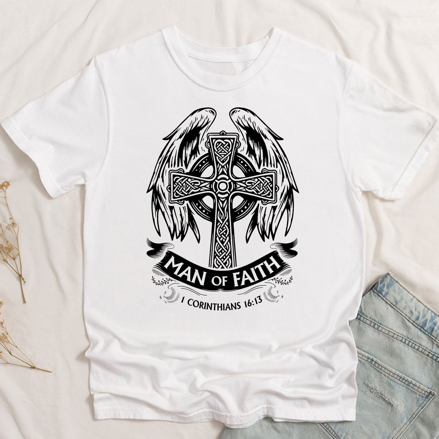 Man Of God Religious Gift For Him - Personalized Comfort Tee