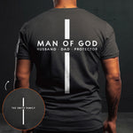 Man-Of-God-Custom-Family-Name-On-Sleeve-Pride-Christian-Gifts-For-Men,-Husband,-Dad-Personalized-Shirt-8
