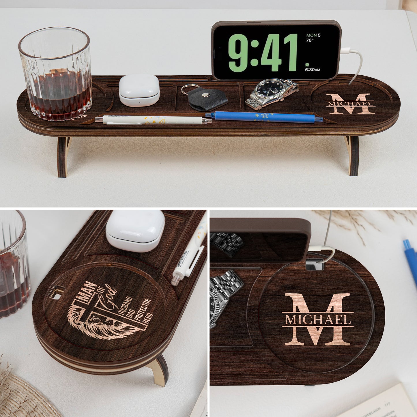 Man-Of-God-Husband-Dad-Hero-Protector-Gift-For-Him-Personalized-Desk-Organizer-Tray-3