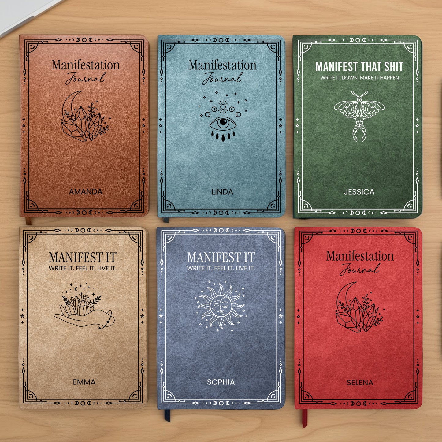 Manifestation Journal - Personalized Leather Journal
