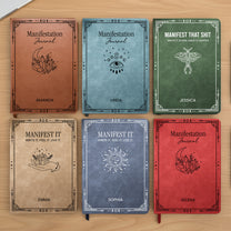 Manifestation Journal - Personalized Leather Journal