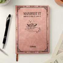Manifestation Journal - Personalized Leather Journal