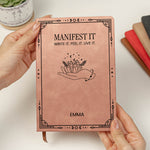 Manifestation Journal - Personalized Leather Journal