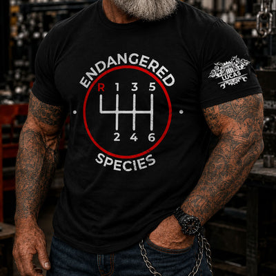 Manual Gearbox Stick Shift 6 Speed, Gifts For Car Lovers - Custom With Name On Sleeve - Personalized Shirt
