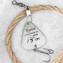 Many Years & Still Hooked On You - Personalized Fishing Lure Keychain