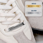 Marathon, Runner, Motivational Running Gift - Personalized Engraved Metal Shoe Tags