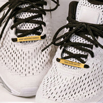 Marathon, Runner, Motivational Running Gift - Personalized Personalized Engraved Metal Shoe Tags