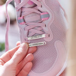 Marathon, Runner, Motivational Running Gift - Personalized Engraved Metal Shoe Tags