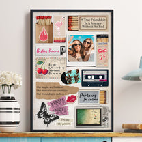 Matchbox Friendship Gift For Besties - Personalized Photo Poster