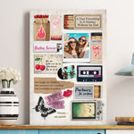 Matchbox Friendship Gift For Besties - Personalized Photo Poster