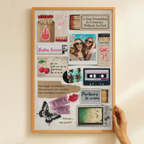 Matchbox Friendship Gift For Besties - Personalized Photo Poster