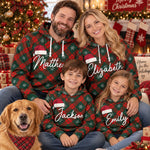 Matching Family Christmas - Personalized Hoodie