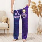 Matching Gaming Couples Player 01 02 For Gamer Lovers - Personalized Matching Lounge Pants With Pockets