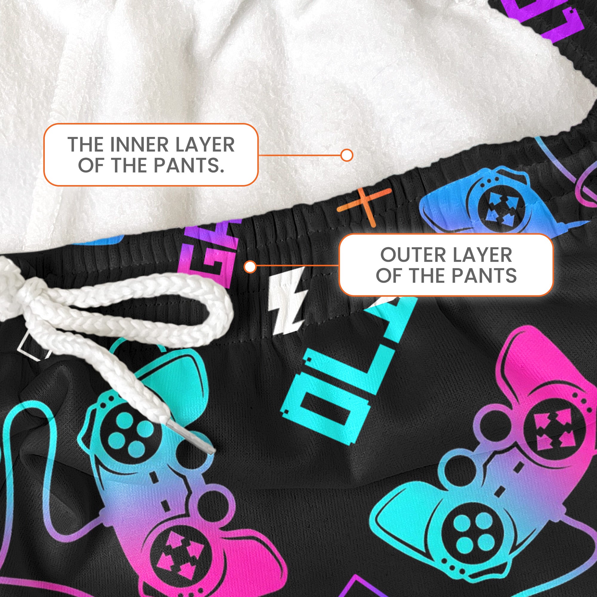 Matching Gaming Couples Player 01 02 - Personalized Matching Lounge Pants With Pockets