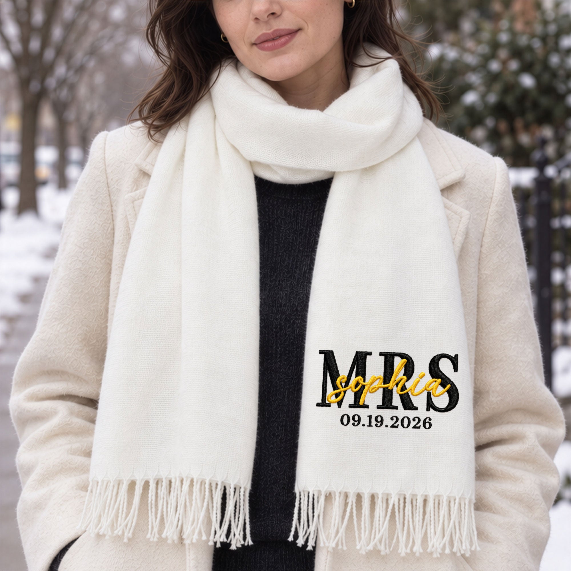 Matching-Mr-Mrs-Custom-Name-&-Special-Date-Personalized-Embroidered-Scarf-2