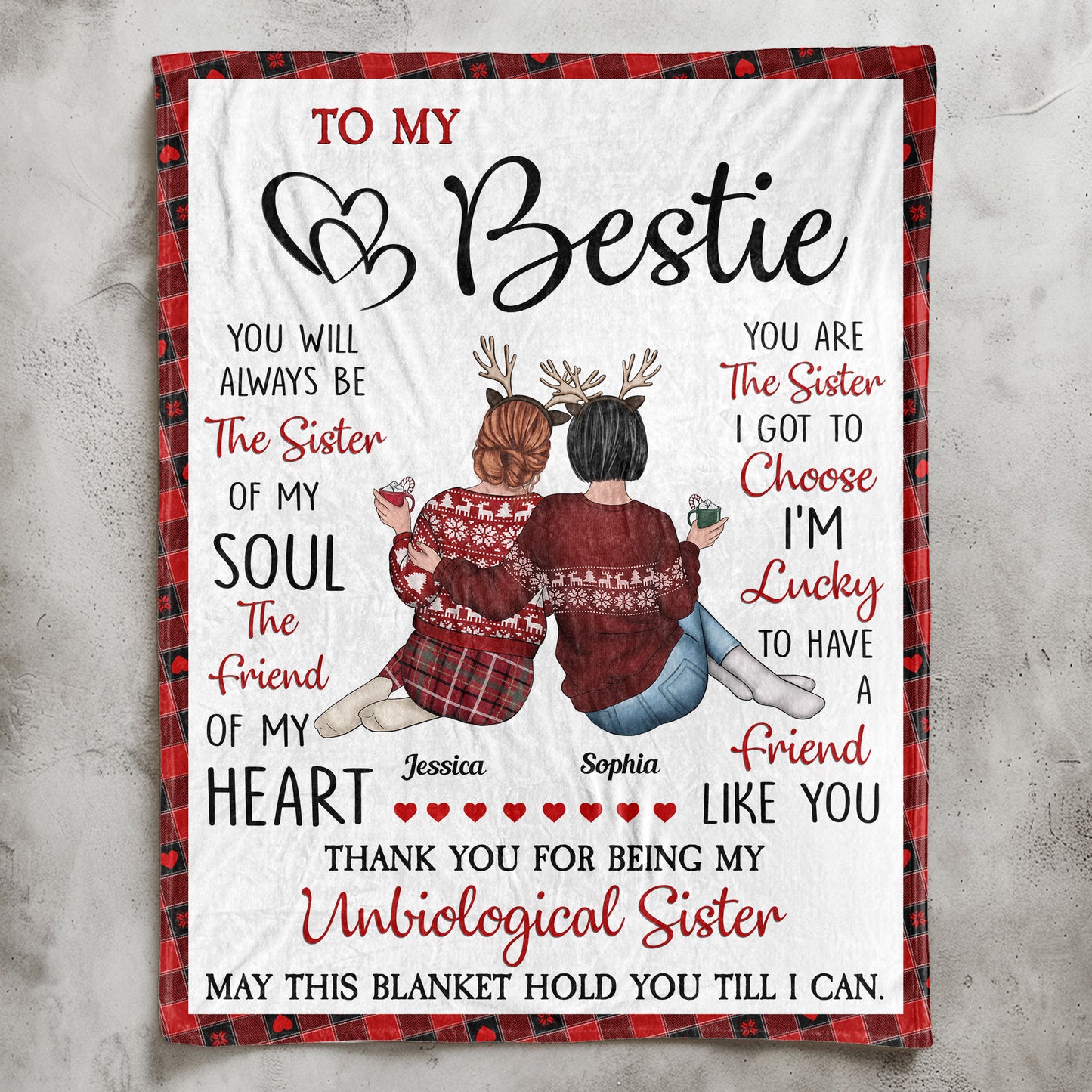 May This Blanket Hold You Till I Can - Personalized Blanket