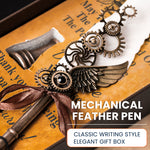 May You Be Proud Of The Work You Do - Feather Pen Set With Custom Card
