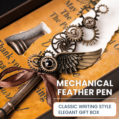 May You Be Proud Of The Work You Do - Feather Pen Set With Custom Card
