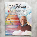Memorial Blanket A Hug From Heaven - Personalized Photo Blanket