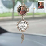 Memorial Car Ornament I Will Carry You With Me - Personalized Photo Car Ornament