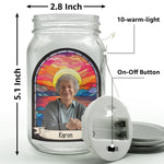 Memorial Gift I'm Always With You - Personalized Photo Mason Jar Light