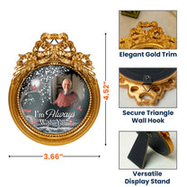 Memorial Gift I'm Always With You - Personalized Vintage Picture Frame