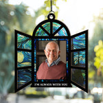 Memorial Gifts I'm Always With You - Personalized Photo Window Hanging Suncatcher Ornament