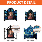 Memorial Gifts I'm Always With You - Personalized Photo Window Hanging Suncatcher Ornament