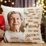 Memorial Hug This Pillow & Know I'm Here - Personalized Photo Pillow (Insert Included)