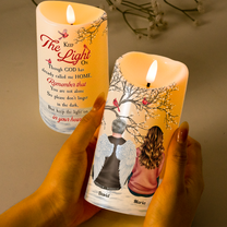 Memorial Led Candle Keep The Light On  - Personalized Led Candle