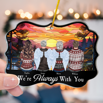 Memorial Ornament Always With You - Personalized Acrylic Ornament