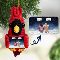 Memorial Pet - Personalized Crochet Cardinal Ornament