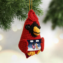 Memorial Pet - Personalized Crochet Cardinal Ornament
