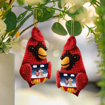 Memorial Pet - Personalized Crochet Cardinal Ornament