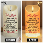 Memorial There Are Some Who Bring A Light So Great To The World - Personalized Photo LED Candle