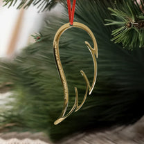 Memorial Wing Angel - Personalized Engraved Wing Ornament