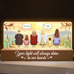 Memorial Your Light Will Always Shine - Personalized LED Night Light