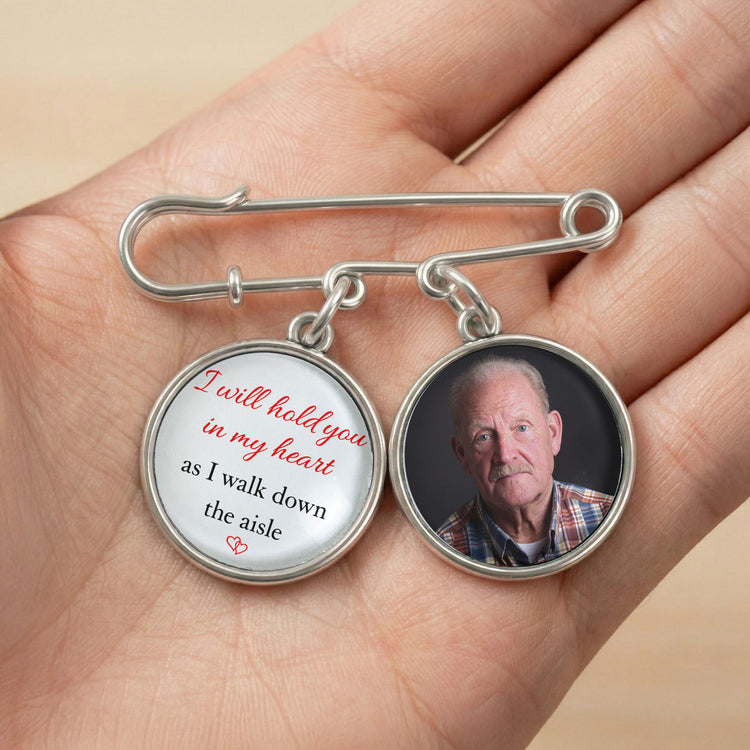 Memorial-Custom-Photo-Gift-For-Bride-Groom-On-Wedding-Day-Personalized-Lapel-Pin-With-Charms-3