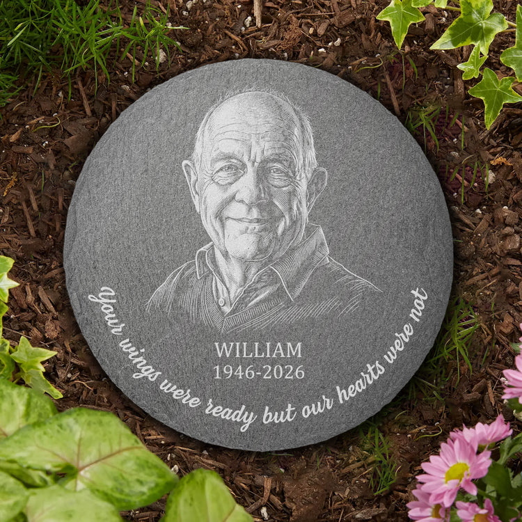 Memorial-Gifts-Custom-Photo-Sketch-Line-Art-Your-Wings-Were-Ready-Personalized-Stone-3
