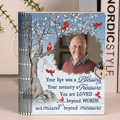 Memory Box That Memory Becomes A Treasure - Personalized Wooden Photo Book Box