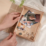 Memory Box That Memory Becomes A Treasure - Personalized Wooden Photo Book Box