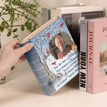 Memory Box That Memory Becomes A Treasure - Personalized Wooden Photo Book Box