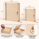 Memory Box That Memory Becomes A Treasure - Personalized Wooden Photo Book Box