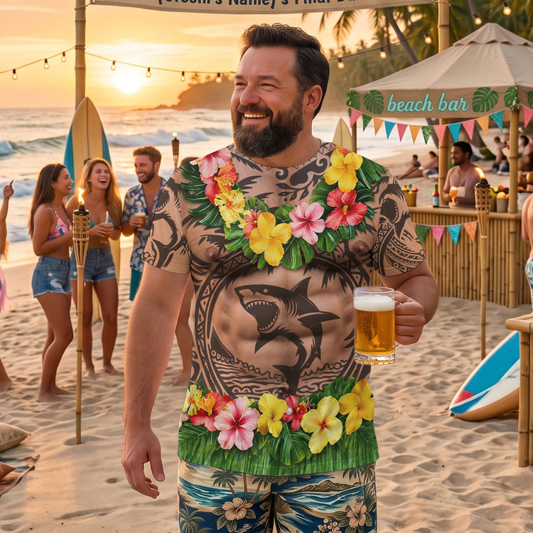 Men’s-Funny-3D-Aloha-Hawaiian,-Summer-Bachelor-Party-Costume,-Adult-Humor-Halloween-Cosplay-Personalized-Shirt-2